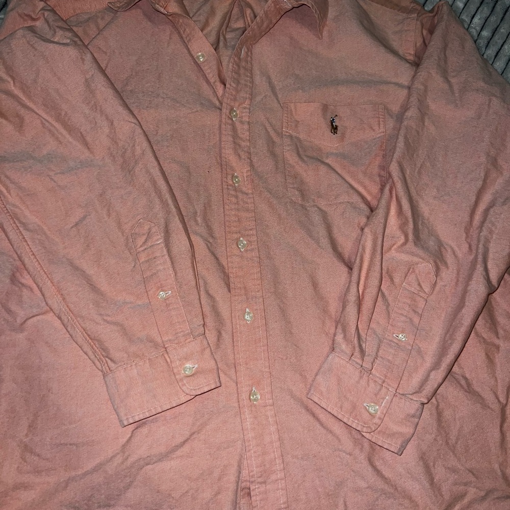 Pink Polo Ralph Lauren button up shirt